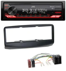 JVC Bluetooth USB DAB MP3 Autoradio für Fiat Multipla 186 Facelift 2006-2010
