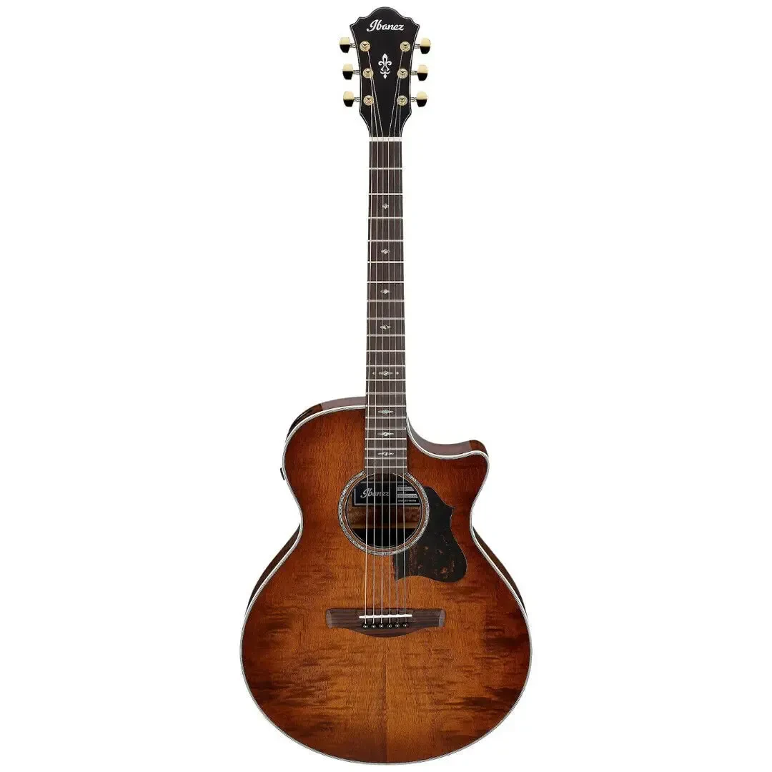 Электроакустическая гитара Ibanez AE340FMH Grand Auditorium Mahogany Sunburst