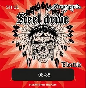 Струны для электрогитары Мозеръ SH-UL Steel Drive 8-38