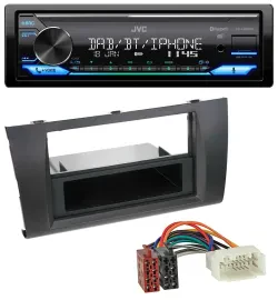 Автомагнитола JVC Bluetooth DAB USB MP3 для Suzuki Swift (2006–2010)
