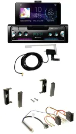 Pioneer DAB Bluetooth MP3 USB Autoradio für Audi TT (1998-2006) - ISO