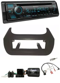 Автомагнитола для Citroen Nemo / Fiat Fiorino / Peugeot Kenwood Bluetooth, USB, CD, DAB, совместима с управлением на руле