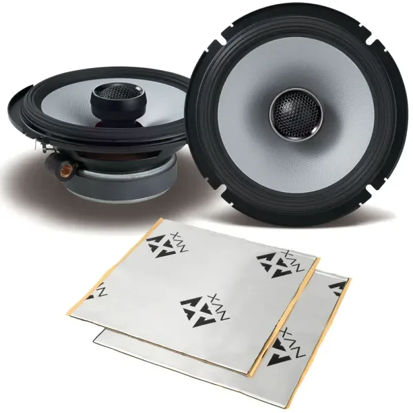 Alpine S2-S65 160W RMS 6.5" Coaxial Car Speakers w/ Sound Damping