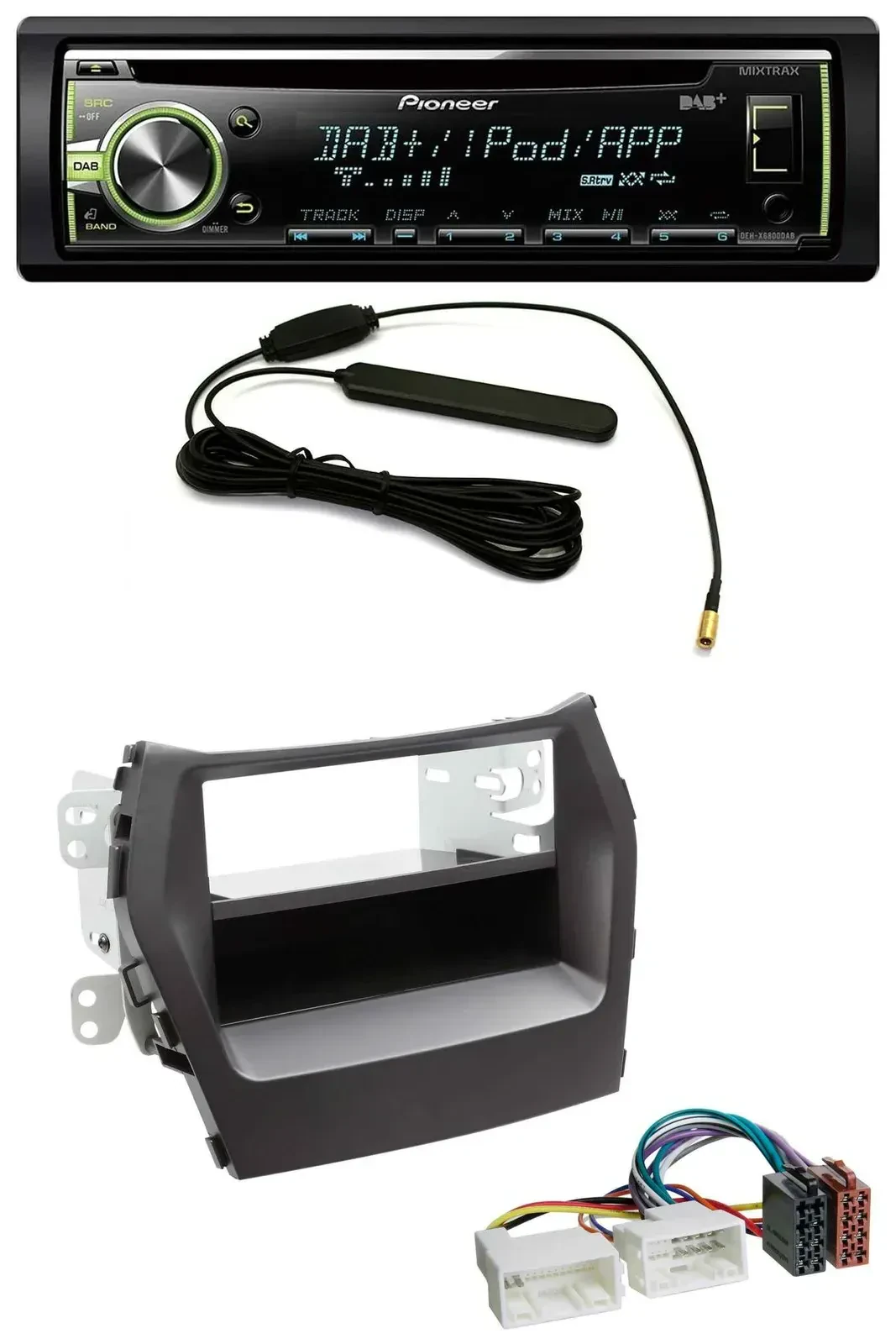 Автомагнитола для Hyundai Santa Fe (с 2012) Pioneer CD/MP3, USB, AUX, DAB