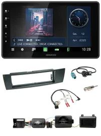 Kenwood Lenkrad Bluetooth USB DAB Autoradio für BMW 1er 2004-2013 E87