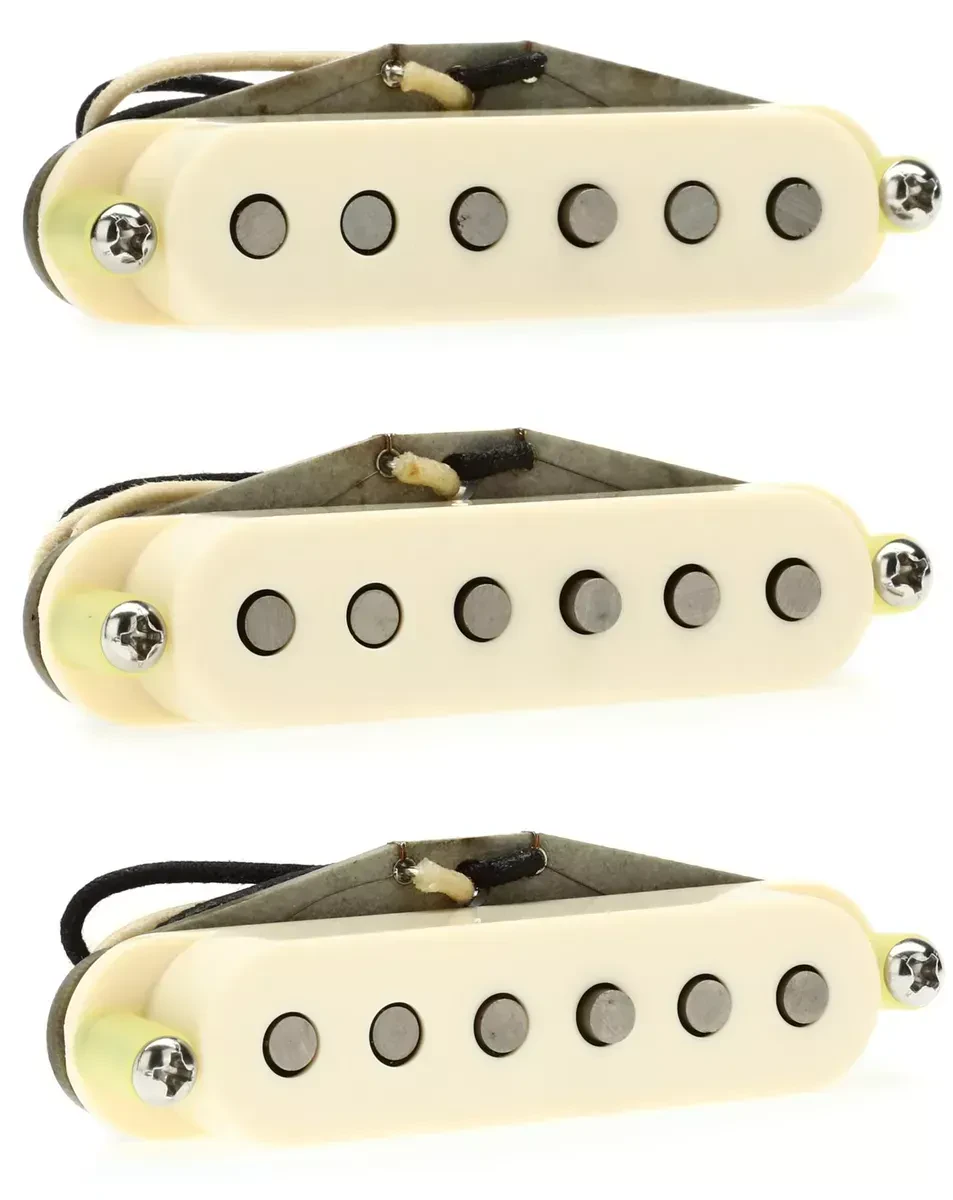 Комплект звукоснимателей для электрогитары Mojotone Rene Martinez Texas Strat Aged White