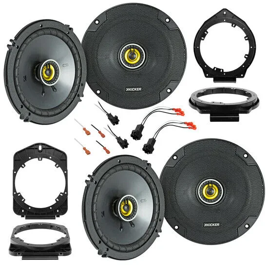 2007-2013 Chevy Silverado Ext Cab Kicker Front & Rear Speaker Upgrade