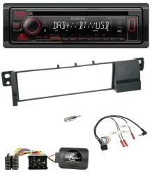 Kenwood Lenkrad CD USB Bluetooth DAB Autoradio für BMW 3er E46 (98-07)