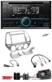 Автомагнитола Kenwood 2DIN CD DAB USB Bluetooth для Hyundai i20 (2012–2014)