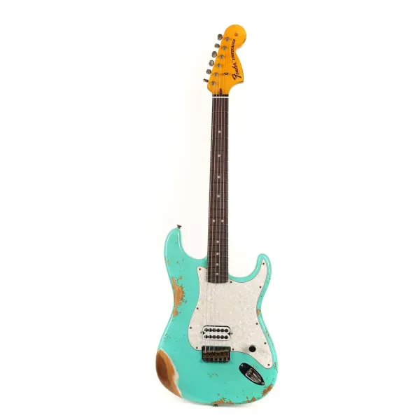 Электрогитара Fender Custom Shop 1969 Stratocaster Hardtail Heavy Relic Seafoam Green