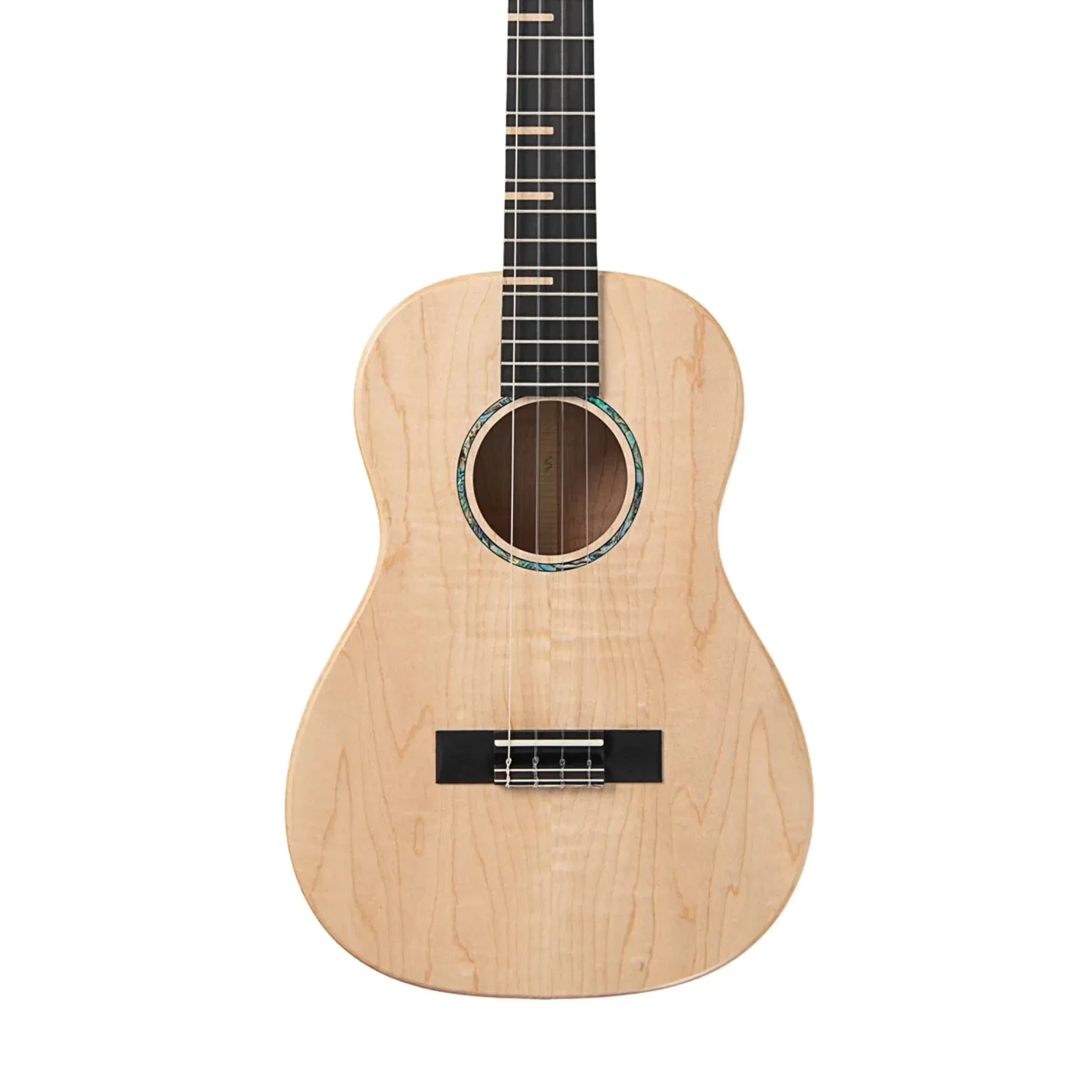 Укулеле баритон Kala KA-WF-AFM Waterfall цельномассивная из пламенного клёна с чехлом