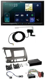 Pioneer 2DIN DAB USB MP3 Bluetooth Autoradio für Honda Civic Hybrid FD3 06-10 an
