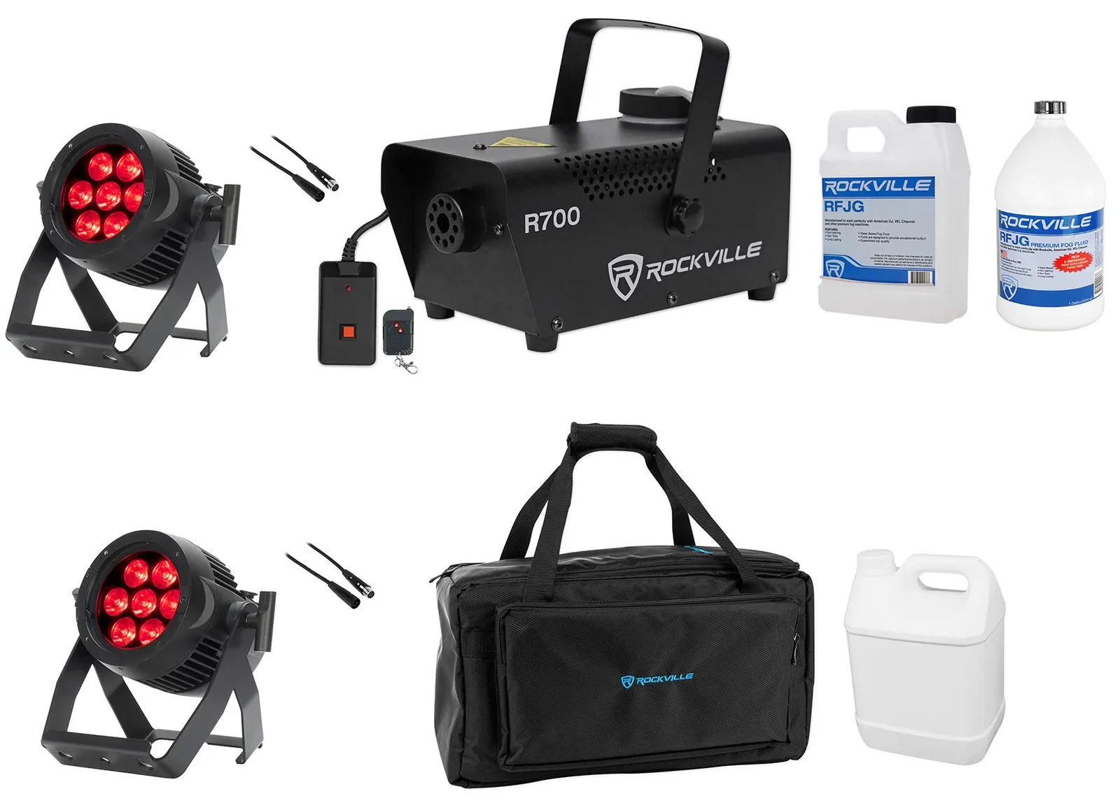 Комплект светового оборудования American DJ Encore LP7IP+R700+RFJG+BAG1200-1