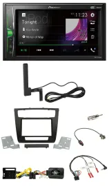 Pioneer MP3 DAB Lenkrad 2DIN Bluetooth Autoradio für BMW 1er aut. Klima E81/E82/