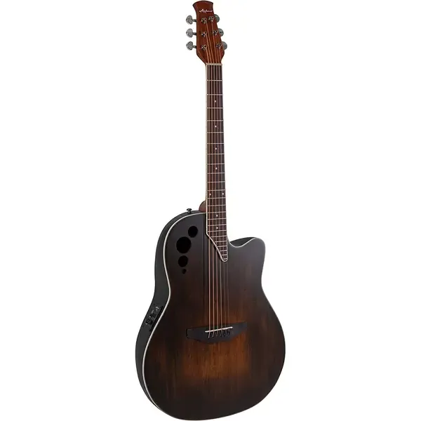 Электроакустическая гитара Applause Elite Mid-Depth Acoustic-Electric Guitar, Transparent Black Sat