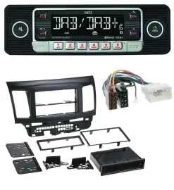 Dietz USB DAB MP3 Bluetooth Autoradio für Mitsubishi Evo Lancer (ab 2008)