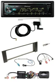 Pioneer MP3 Lenkrad CD USB DAB Autoradio für Audi A4 00-04 B6 Quadlock Fakra