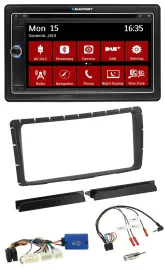 Blaupunkt Bluetooth DAB 2DIN USB DVD Lenkrad Autoradio für Toyota Hilux ab 2011