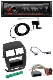 Автомагнитола для Mitsubishi ASX (2010–2014) Pioneer DAB, USB, MP3, Bluetooth
