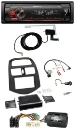 Pioneer 1DIN USB DAB MP3 Lenkrad Autoradio für Chevrolet Spark KLM 2012-2013