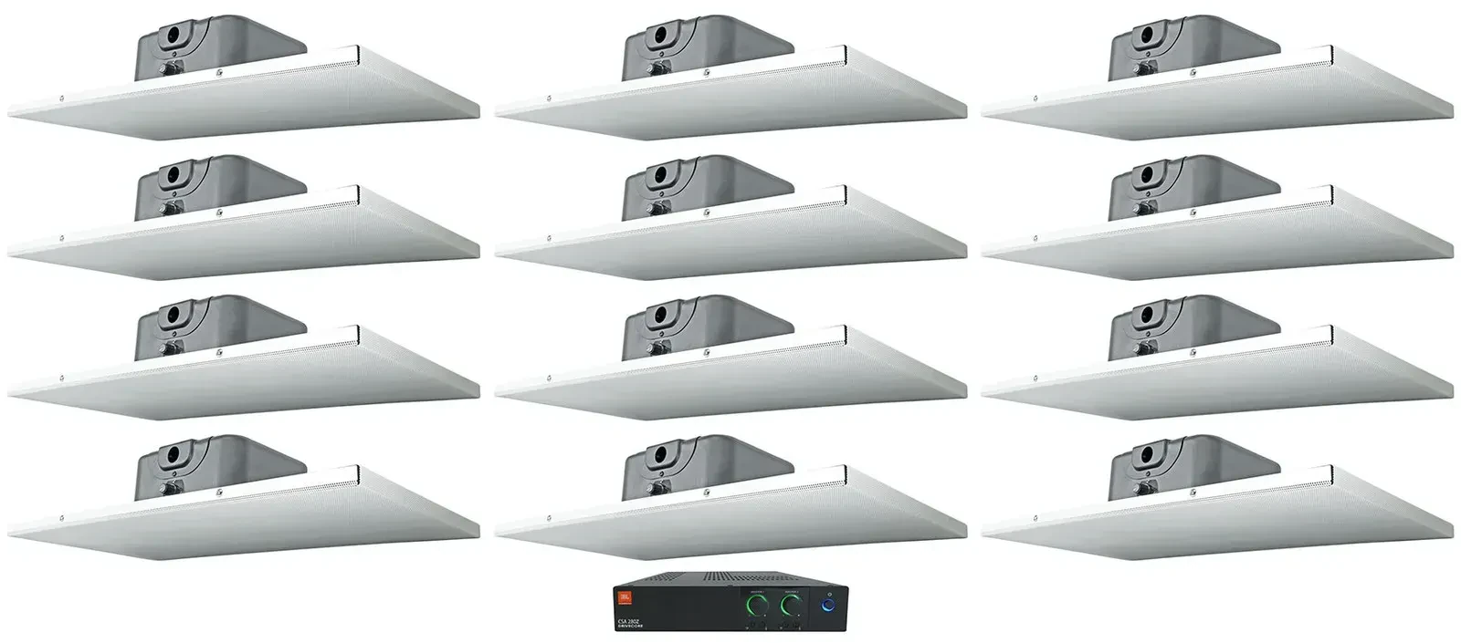 Потолочная акустика JBL DCS6T White с усилителем (12 штук)