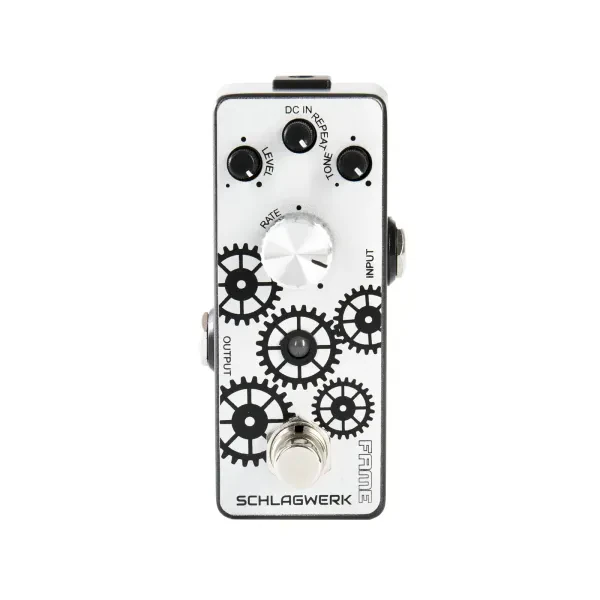Fame Echo Schlagwerk, Kompaktes Delay/Echo Effektpedal, Gitarren Effektgerät