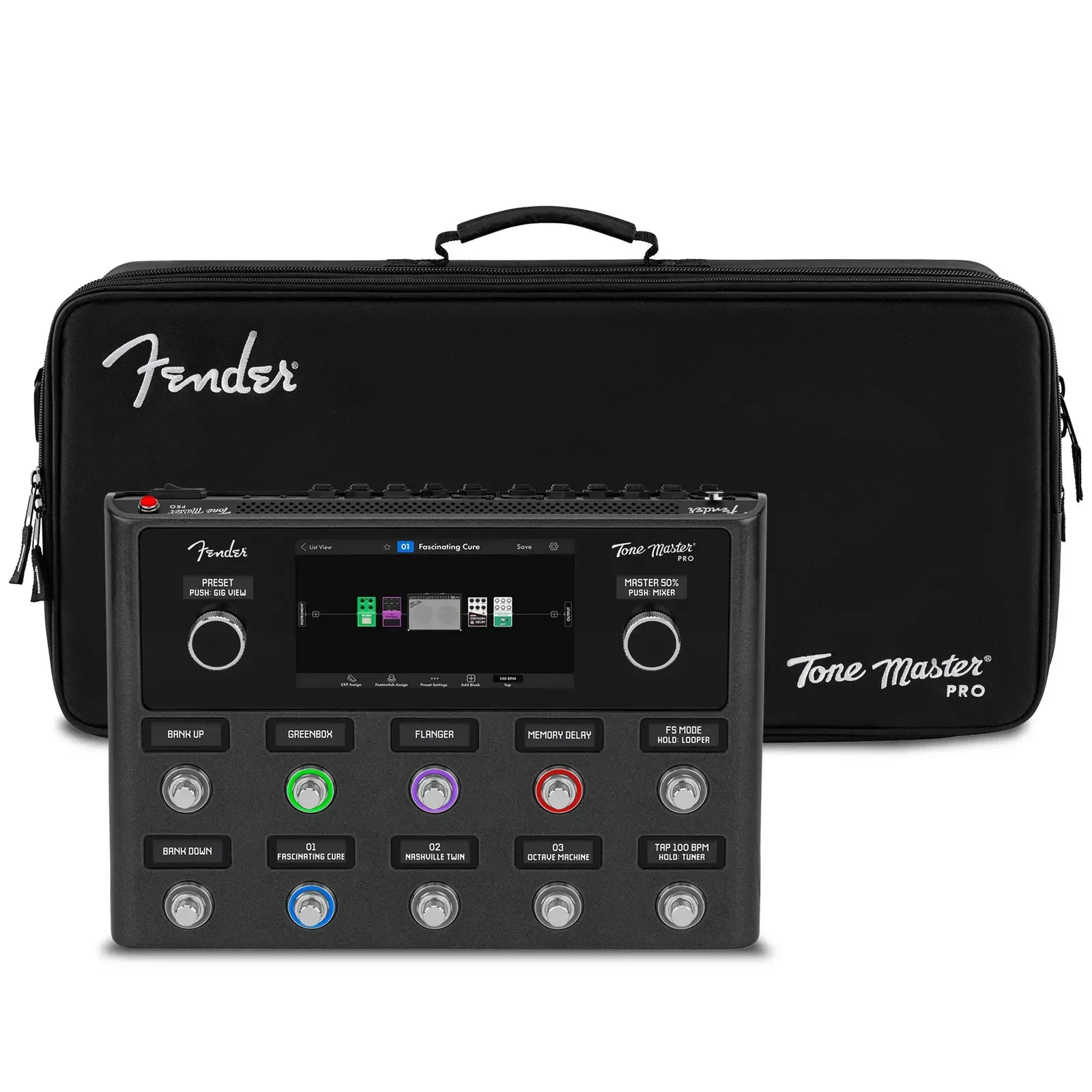 Процессор эффектов для гитары Fender Tone Master Pro (набор) с сумкой