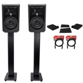 Активный студийный монитор JBL 306PMKII Black с аксессуарами (пара)