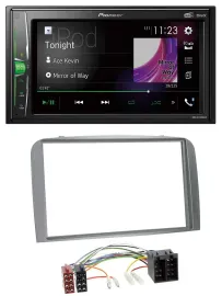 Pioneer 2DIN MP3 DAB USB Bluetooth Autoradio für Alfa Romeo 147 GT 00-10 silber