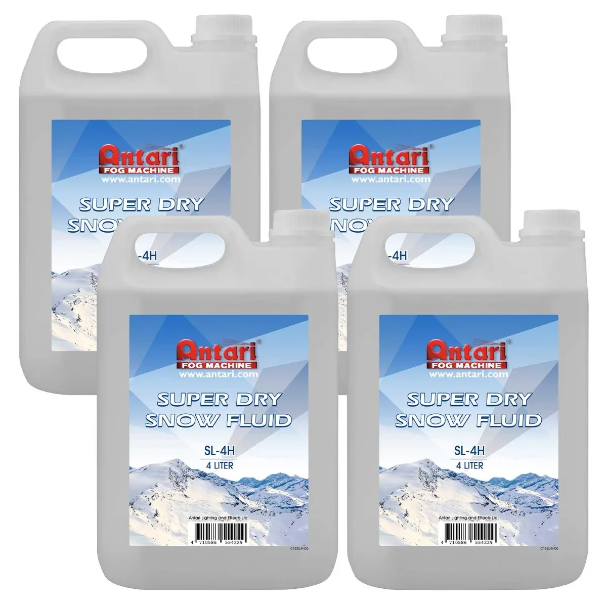 Antari SL-H Super Dry Snow Effect Fluid 4 Liter Bottles Four Pack