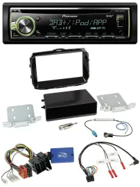 Автомагнитола для Alfa Romeo Giulietta 2013–2021 Pioneer DAB, USB, MP3, CD, поддержка кнопок на руле, ISO