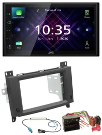 Автомагнитола для Mercedes Vito/Viano 2006–2014 JVC 2DIN, DAB, Bluetooth, USB, MP3
