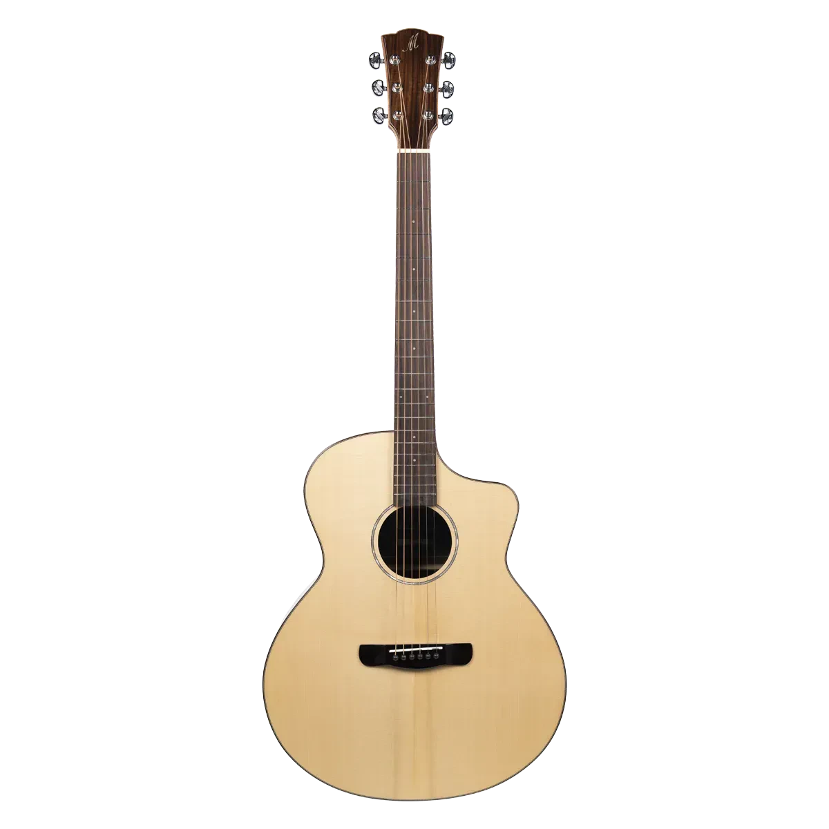 Акустическая гитара Meridaextrema DG-20RMCS Grand Auditorium Natural с чехлом