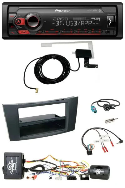 Pioneer DAB USB Lenkrad Bluetooth Autoradio für Mercedes E-Klasse W211 02-08 akt