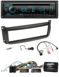 Kenwood Bluetooth DAB CD Lenkrad USB Autoradio für Chrysler Dofge RAM ab 2002