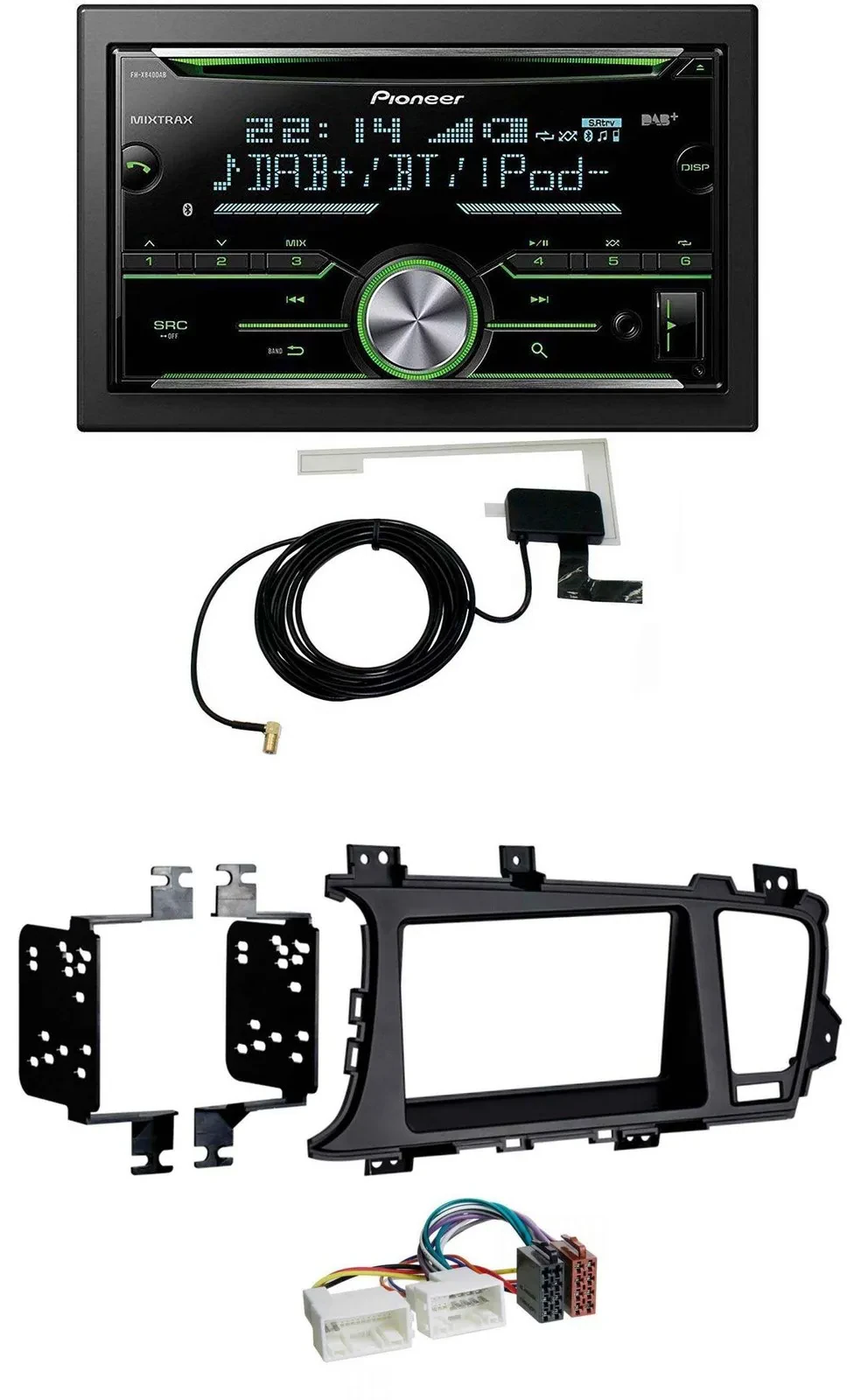 Автомагнитола для Kia Optima (с 2012) Pioneer 2-DIN CD USB MP3 Bluetooth DAB