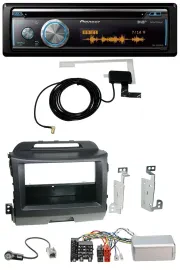 Pioneer Bluetooth DAB Lenkrad USB CD Autoradio für Kia Sportage 3 10-15 schwarz