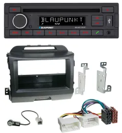 Blaupunkt MP3 USB CD Bluetooth AUX Autoradio für Kia Sportage 3 SL 10-15 schwarz