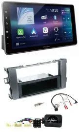 Автомагнитола Pioneer Bluetooth USB DAB для Toyota Avensis T25 (с 2003), с поддержкой управления на руле