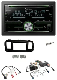 Pioneer Bluetooth Lenkrad DAB 2DIN USB CD Autoradio für Citroen Jumpy Spacetoure