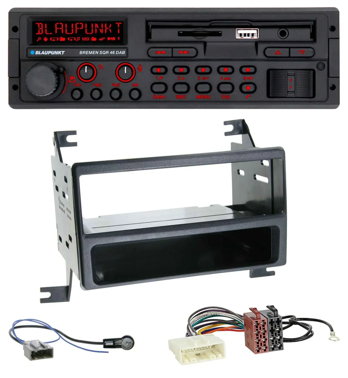 Blaupunkt SD MP3 USB Bluetooth DAB Autoradio für Nissan Juke (J15, 2010-2014)