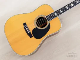 1973 Martin D-41 Vintage Dreadnought Acoustic Guitar, Crack-Free w/ Case