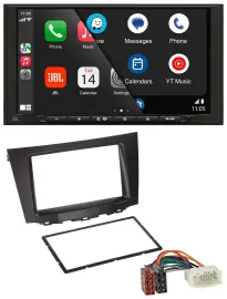 JBL MP3 DAB Bluetooth USB 2DIN Autoradio für Suzuki Kizashi (ab 2009)