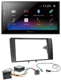 Pioneer USB Bluetooth DAB 2DIN MP3 Autoradio für Audi A3 06-12 8P Infinity Aktiv