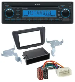 VDO AUX MP3 1DIN CD USB Autoradio für Suzuki Baleno (EW, ab 2016)