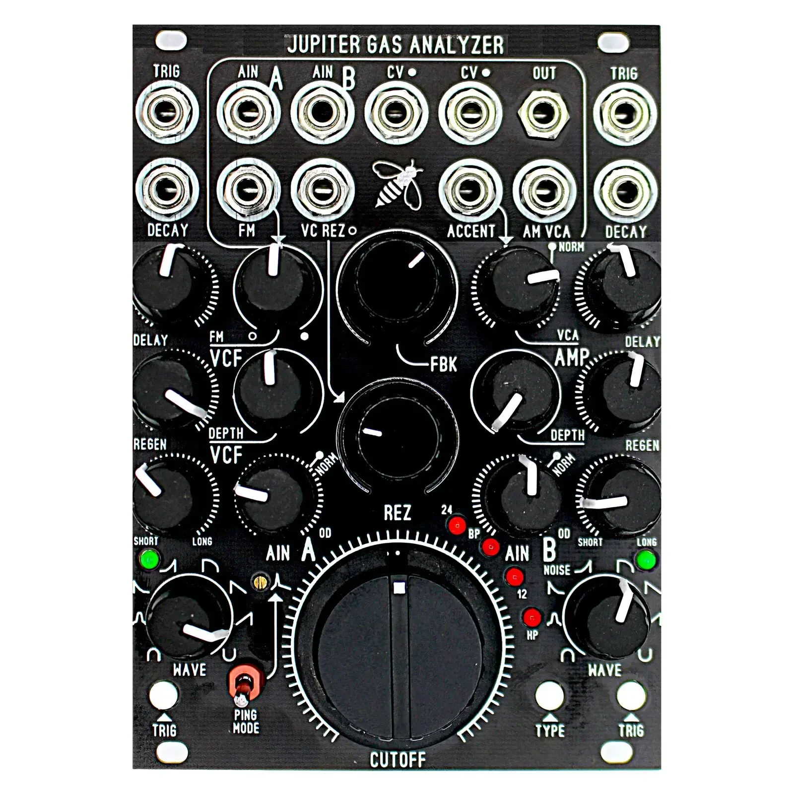 Модульный студийный синтезатор Blue Lantern Jupiter Gas Analyzer OTA Filter Eurorack Module