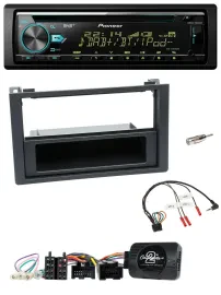 Pioneer DAB Lenkrad CD USB Bluetooth Autoradio für Saab 9.3 (ab 2008)