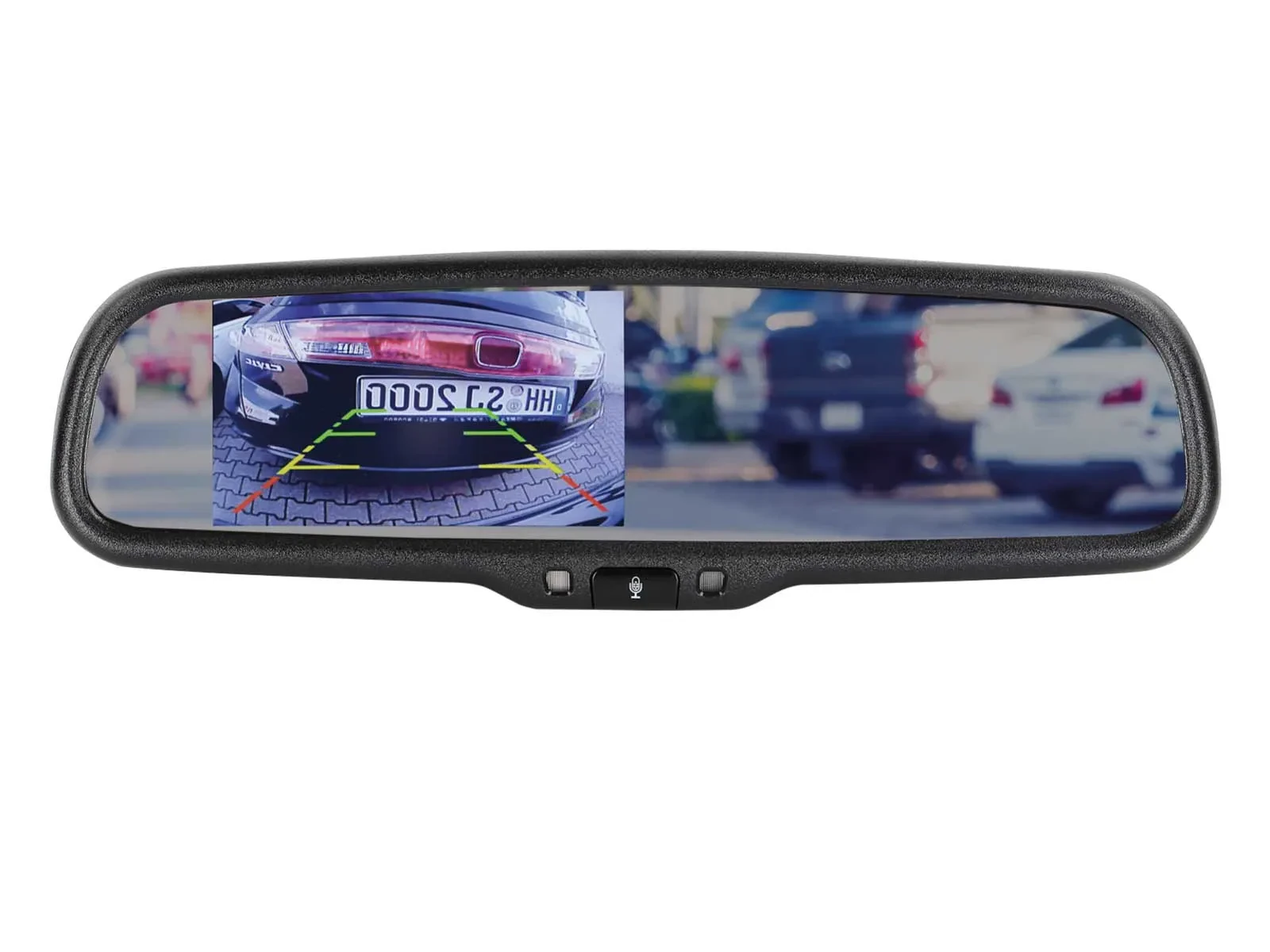 ACV 4.3 Zoll Spiegelmonitor Selbstabdimmend 2 Video Eingänge 771000-6511