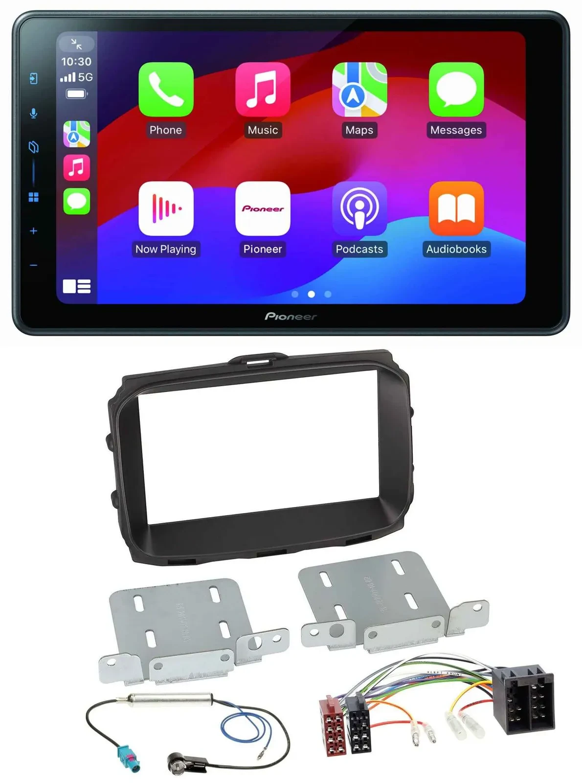 Pioneer Bluetooth 2DIN USB MP3 DAB Autoradio für Alfa Giulietta 2013-2021 ISO sc