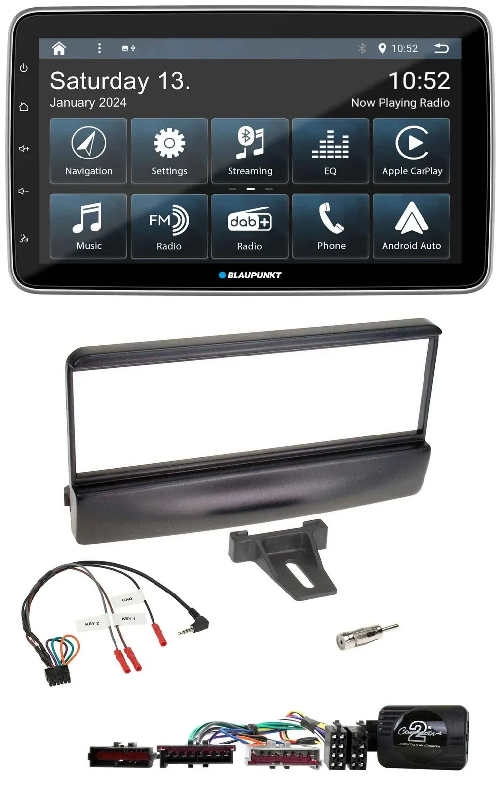 Blaupunkt USB DAB SD Lenkrad Bluetooth Autoradio für Ford Escort Focus schwarz